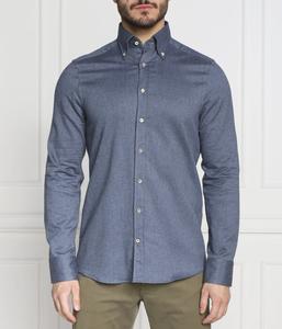 Рубашка Stenströms Slim Fit с высоким воротником, синий