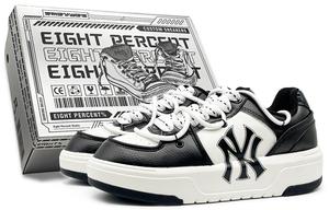 Кроссовки для скейтбординга Chunky Liner унисекс с низким верхом черного/белого цвета Mlb