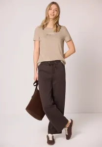 Футболка с надписью "mit" Street One, Beige