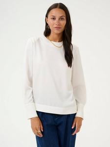 Топ с длинными рукавами Bonita KAFFE, Chalk