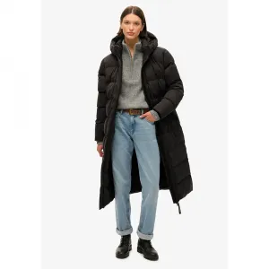 Куртка Superdry Microfibre Longline, черный