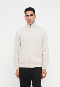 Толстовка Tommy Hilfiger ESSENTIAL STAND COLLAR, Heathered Oatmilk/Off-White
