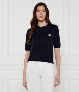 Шерстяной свитер состаренный Regular fit Ba&Sh, синий