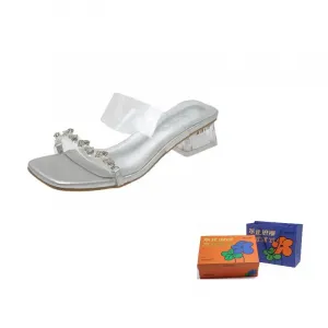 WOXXXN Устойчивые к запаху и истиранию слайдеры для женщин серебристые, цвет Silver