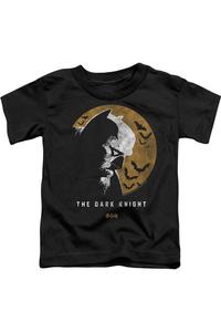 Футболка для малышей Batman Темный рыцарь с луной Gildan, черный