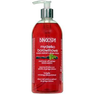 Торфяное мыло с экстрактом гинкго билоба, 500 мл Bingospa