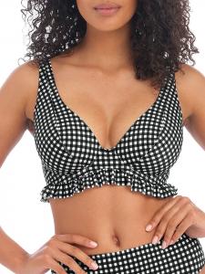 Верх бикини Freya, черный/белый