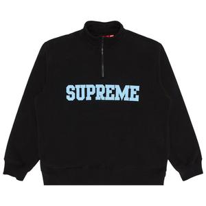 Пуловер Supreme Collegiate Half Zip Pullover, Black