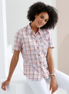 Блузка-рубашка Classic Basics, цвет Grapefruit-Kariert