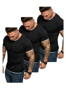 Набор из 3 футболок LAKEWOOD (3 шт. черно-белые)