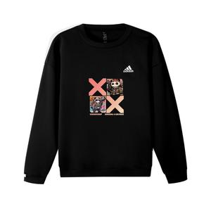 Свитшот Unisex с 3 полосками Adidas, черный