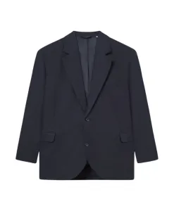 Льняной пиджак James Les Deux, синий