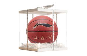 LINING Баскетбольный мяч CBA Collection PU коричневый размер 7 тренировочный