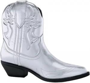Женские ковбойские ботинки Soda Cowgirl, ковбойские вестерн-ботинки, с остроконечным носком, короткие ботинки, модель Rigging-S (доступна широкая полнота), Silber