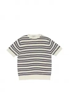 Футболка в полоску Paolo Pecora Kids, бежевый