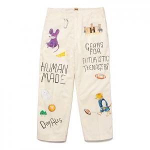 Спортивные брюки HUMAN MADE Printed Chino Pants 'White', белый