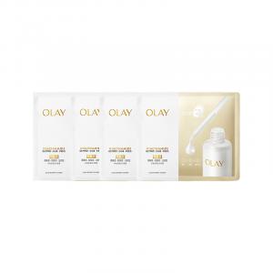 Прозрачная белая маска для лица Shiro Bottle, ниацинамид Olay, 4 Pcs