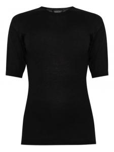 Футболка с круглым вырезом Fabiana Filippi, черный