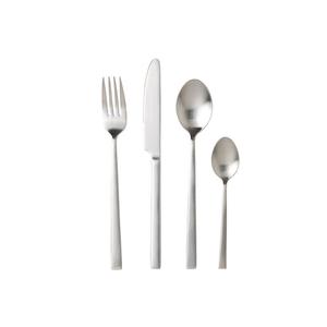 Набор столовых приборов из матовой нержавеющей стали, 16 предметов Bitz, серебро