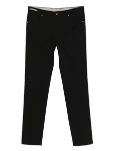 Хлопковые брюки с пятью карманами Corneliani, черный