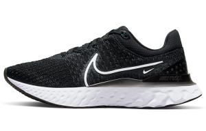 Nike React Infinity Run Flyknit 3 черный белый (женские)