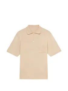 Рубашка поло Cris в рубчик с нагрудным карманом Fortela, бежевый