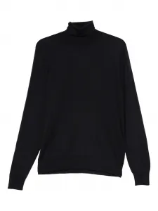 Свитер с высоким воротником Dell'Oglio, синий