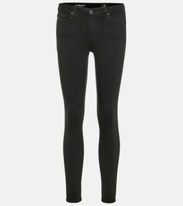 Узкие джинсы Legging Ankle AG Jeans, черный