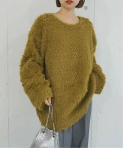 пуловер tiptop/Brushed feather knit