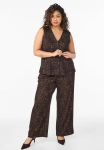 Брюки с зебровым принтом Zizzi, Leopard Aop