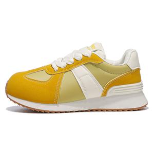 Износостойкие легкие дышащие низкие скейтерские туфли с эффектом увеличения роста для женщин Georgina Goodman, желтый