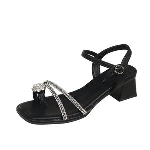 Женские сандалии на одной застежке TAFN, черный