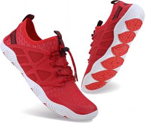 Обувь для воды MAYZERO для мужчин и женщин, для плавания и серфинга, пляжная и для бассейна, с широким носком, для походов, акваобувь, зимние домашние тапочки, красный