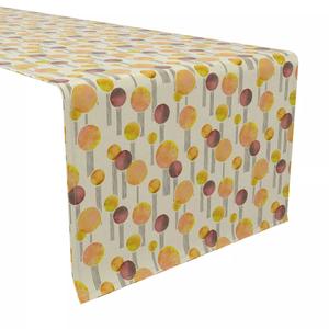 Дорожка для стола, 100 % хлопок, 16x90 дюймов, узор в виде абстрактных пятен.