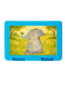 Mr. & Mrs. Panda Дизайн бенто-бокса с изображением слона и пчелы, без надписи, белого цвета