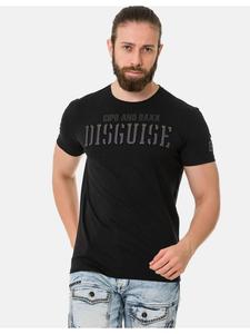 Футболка ЧЕРНОГО цвета Cipo & Baxx