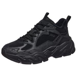 Сланцевые устойчивые к истиранию термо низкие повседневные туфли Women's Basic Black ANTA, черный