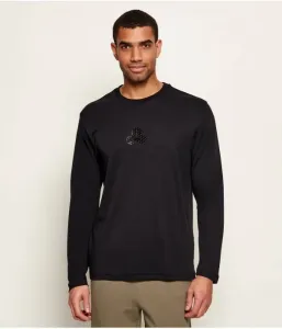 Футболка с длинным рукавом TS_Mirror Togn relaxed fit Boss Green, черный