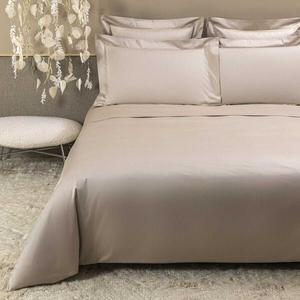 Комплект постельного белья Frette Naturalismo Queen из органического хлопка, 230×230, бежевый