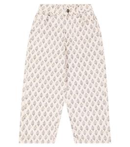 Брюки elaine из хлопка с принтом The New Society, мультиколор