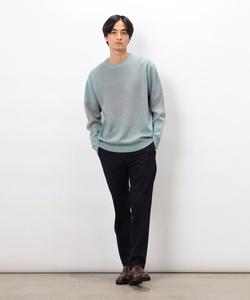 Вязаный свитер с круглым вырезом и жаккардовым узором в клетку Comme Ca Ism, цвет Mint