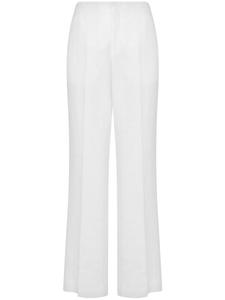 Moschino брюки широкого кроя, белый