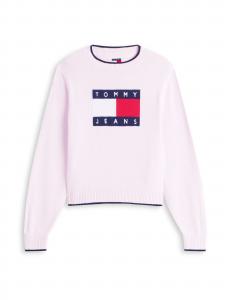 Tommy Jeans Свитер в пастельно-розовом цвете