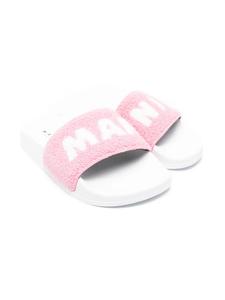 Слайды с логотипом-интарсией Marni Kids, розовый