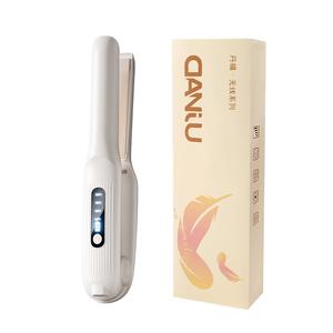 Беспроводной утюжок Flat Iron, двойного назначения для выпрямления и завивки 603 DANJU