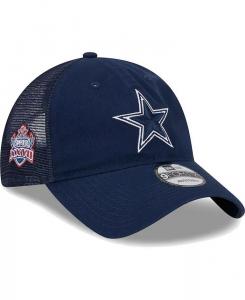 Мужская темно-синяя регулируемая шляпа Dallas Cowboys Distinct 9TWENTY New Era