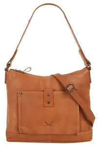 Сумка через плечо Zanzibar, натуральная кожа Sansibar, цвет Cognac