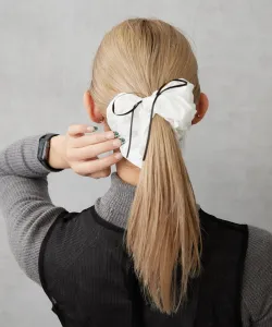 Большая резинка для волос с лентой (лента снимается) Birthday Bar, цвет White