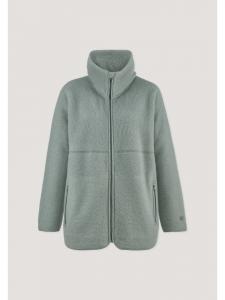Hessnatur Куртка из шерстяного флиса матово-зеленого цвета