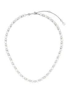 Колье Matrix Tennis Swarovski, серебяный